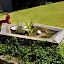 A small pond feature.