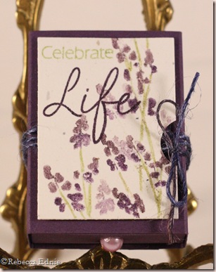 life floral matchbox