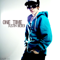 [Justin Bieber - One Time (FanMade Single Cover) Made by Caleb[2].png]