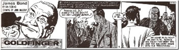 Daily Express Strip_Goldfinger_title Rani Comics Thanga Raja