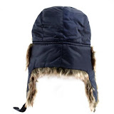 Heavy duty nylon water proof trooper hats 6007 navy