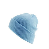 Heavy duty acrylic knit hats Made In USA KS-80 sky blue kids size