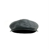 Genuine leather ivy caps LV01 black