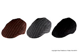 Fall/winter wool poly blend ivy caps 2087 brown/white 2087 grey/white 2087 black/white