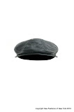 Genuine leather ivy caps LV01 black