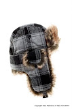 Wool polyester trooper hats 6045