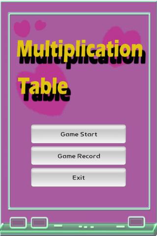 Multiplication Table Master~
