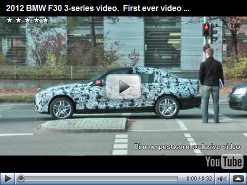 Nova geração do BMW série 3 é filmada em testes