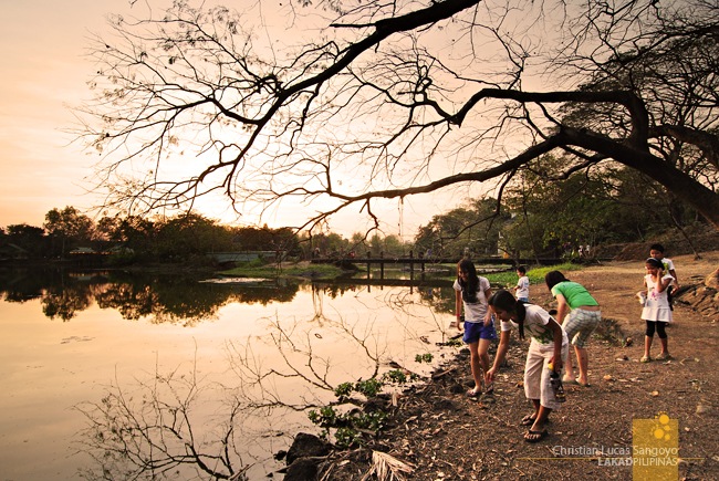 Sunset by the Lagoon