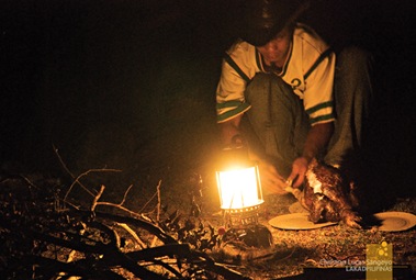 Ben, Preparing the Pinikpikan at Sagada's Lake Danum