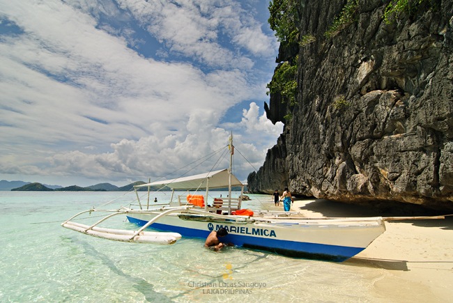 Amazingly Clear Waters of Banol Beach in Coron