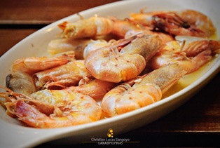 Buttered Shrimp at Resto Grill sa Baybay in Bacolod City