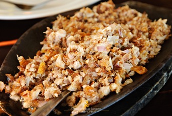 Leslie's Tagytay Crispy Sisig