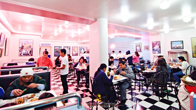 Inside the Retro 50's Diner