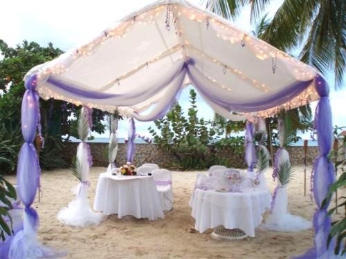 with a builtin tent Wedding tent wlights1 With torch all the way long