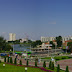 Minsk Nemiga.jpg, Panorama from Nemiga over the lower reaches of Komsomolskoye Lake and the Trinity Suburb (old part of Minsk), Minsk
