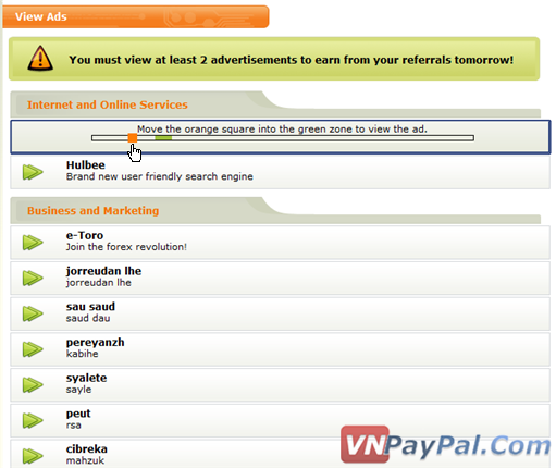 Hướng Dẫn Kiếm Tiền PTC Với Cashium.Net Hướng Dẫn Kiếm Tiền PTC Với Cashium.Net