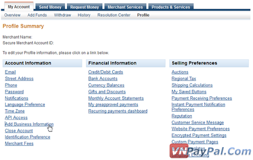Đổi Loại Account PayPal Giữa Personal/Premier/Business Đổi Loại Account PayPal Giữa Personal/Premier/Business