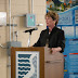 Roxanne at the dedication of the MSD Septage Treatment building, May 14, 2009.