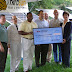 In Eden Park with the Solar Tour recognizing the Park Department's leadership in energy conservation.