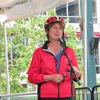 Click to Expand Roxanne at Bike to Work Day Rally on Fountain Square, May 14, 2009