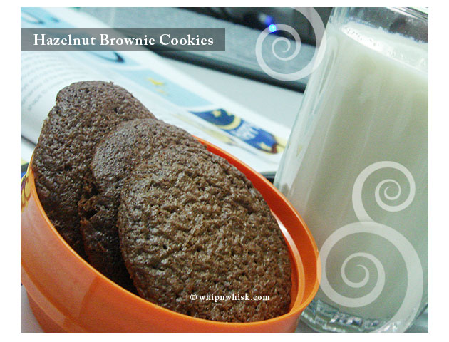 Hazelnut Brownie Cookies