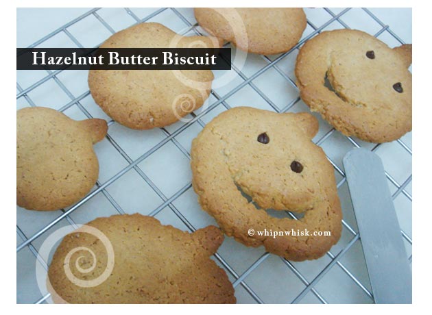 Halloween Hazelnut Butter Biscuit Halloween Hazelnut Butter Biscuit