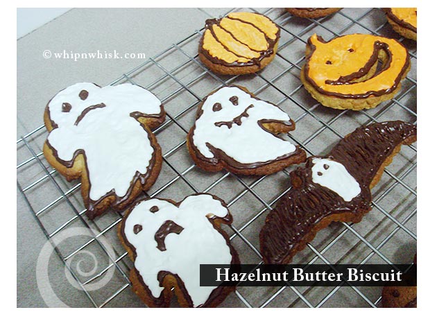 Halloween Hazelnut Butter Biscuit Halloween Hazelnut Butter Biscuit