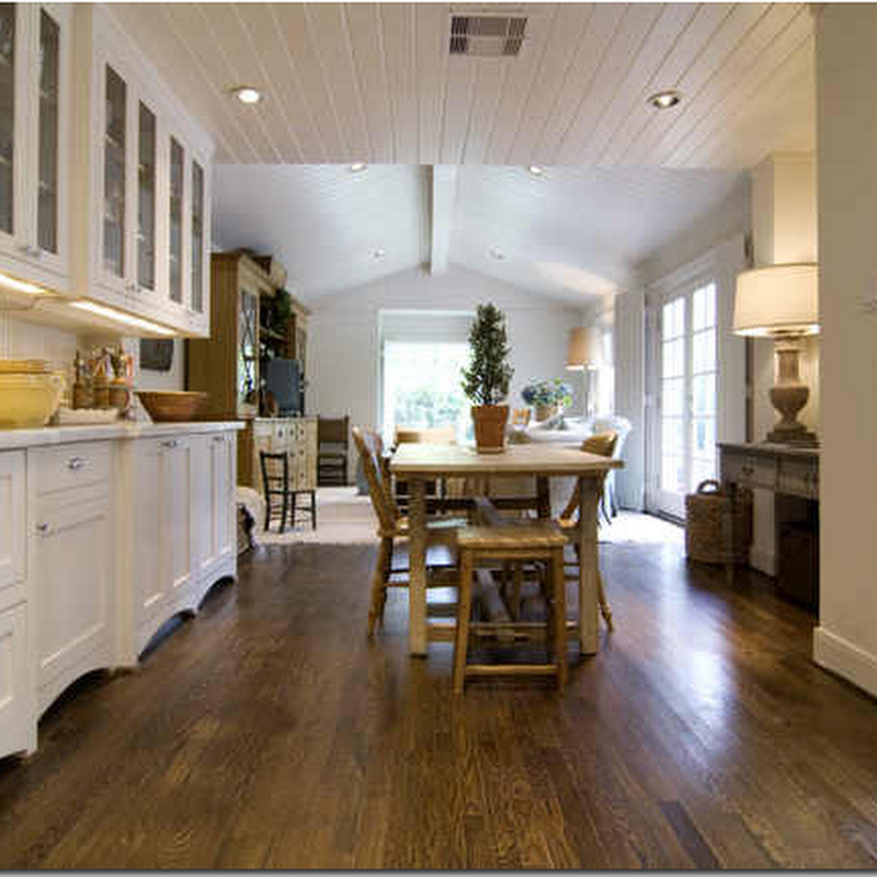 Kitchen Cabinets With Bamboo Floors