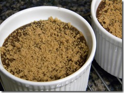 Topped with brown sugar