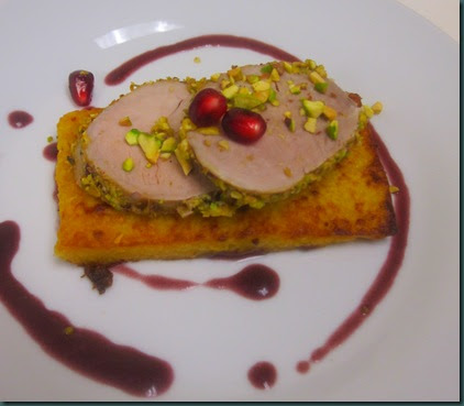 Bainbridge Style: Wine Society: Pistachio Crusted Pork Tenderloin with