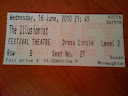 My ticket for The Illusionist My ticket for The Illusionist