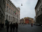 Ingresso sul retro della Camera dei Deputati (piazza Parlamento)
