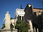 Ara Coeli da piazza del Campidoglio