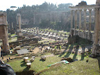 Fori Romani da piazza del Campidoglio
