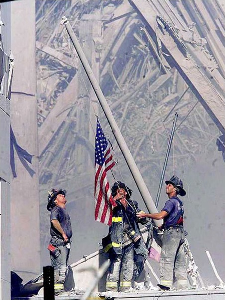 9-11 Firemen Flag