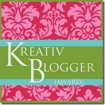 kreativ blogger award