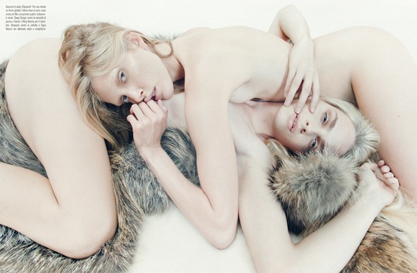 Vogue Itália Editorial Venus in Furs Fotos by Steven Meisel (1)