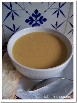 potage patidou carottes chataignes