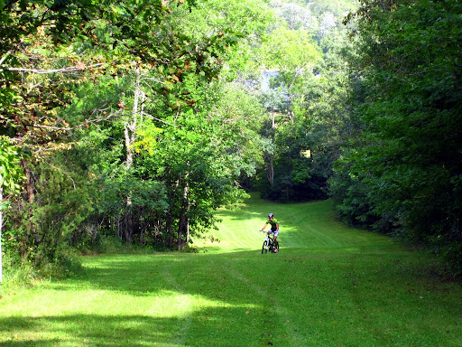 Riding up Suicide Hill