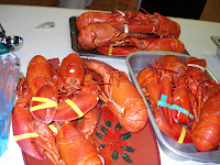 Lobster bake.