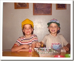 1982-0506 Ben's Birthday Party - Lason Barney his best friend