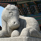 Koreans love cute pony statues.