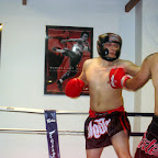 I think this was one of the few times I actually landed a punch.