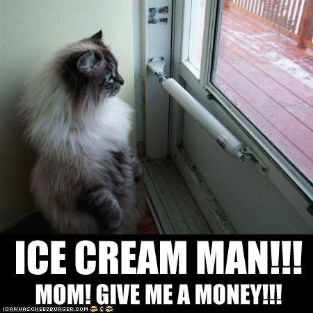 ICE CREAM MAN MOM GIVE ME A MONEY