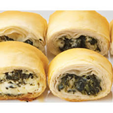 PHILLY Make-Ahead Spinach Phyllo Roll-Ups