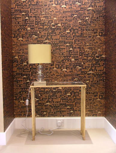 Fornasetti wallpaper, by Cole and
