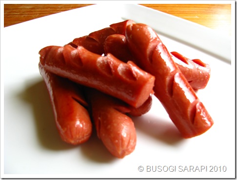 cooked hotdogs© BUSOG! SARAP! 2010