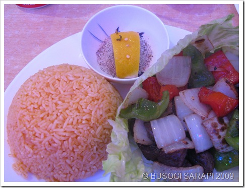 stir fried diced beef w rice© BUSOG! SARAP! 2009