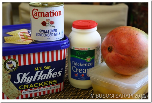 MANGO FLOAT INGREDIENTS© BUSOG! SARAP! 2010 MANGO FLOAT INGREDIENTS© BUSOG! SARAP! 2010